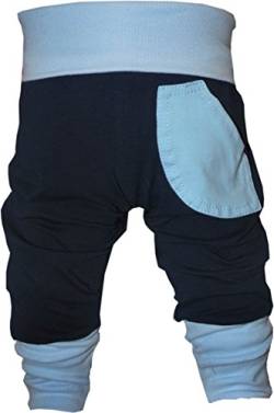 KLEINER FRATZ Baby Pumphose (Farbe Navy-hellblau) (Größe 56-68) von Kleiner Fratz