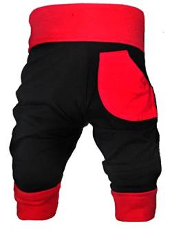 KLEINER FRATZ Baby Pumphose (Farbe schwarz-rot) (Größe 92-104) von Kleiner Fratz