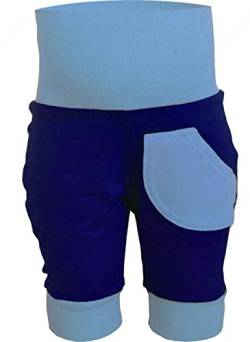 Kleiner Fratz 3/4 Capri Baby/Kinder Sommer Pumphose (Farbe Navy-hellblau) (Größe 128-140) von Kleiner Fratz