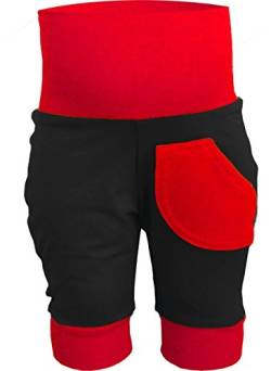 Kleiner Fratz 3/4 Capri Baby/Kinder Sommer Pumphose (Farbe schwarz-rot) (Größe 128-140) von Kleiner Fratz