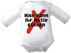 Kleiner Fratz Body Baby 1/1-Arm mit eigenem Wunschtext (Gr. 50/56) von Kleiner Fratz