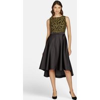 Kleo Abendkleid mit High-Low-Rock aus Satin von Kleo