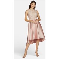 Kleo Abendkleid mit High-Low-Rock aus Satin von Kleo