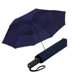 Knirps A.405 XXL Duomatic Regenschirm, belüftet, automatisches Öffnen und Schließen, kompakter, winddichter Regenschirm für Regen, Reiseschirm für Erwachsene, 126 cm Durchmesser, einziehbarer von Knirps