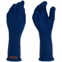 Knit Factory Strickhandschuhe Lana Handschuhe One Size Glatt Dunkelblau Handschuhe Handstulpen Handschuhe ihne Finger von Knit Factory