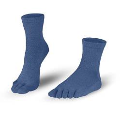 Knitido Essentials Midi, halb hohe Zehensocken aus 85% Baumwolle, für jeden Tag, für Damen und Herren, Größe:39-42, Farbe:Dull Blue (802) von Knitido