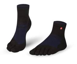 Knitido Outdoor Midi Zehensocken, kurze atmungsaktive Wandersocken für Damen und Herren von Knitido