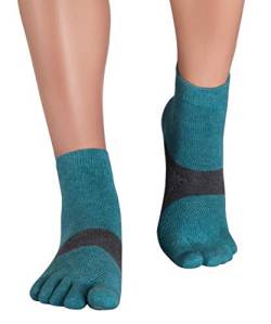 Knitido Sport-Zehensocken Marathon TS, Laufsocken mit Grip von Knitido