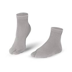 Knitido Tabi Kurzsocken, Kurze, dünne Zwei-Zehen-Socken aus Baumwolle, 1 Paar, Unisex von Knitido