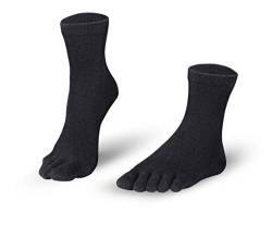 Knitido kurze Zehensocken Cotton and Merino Midi, leichte atmungsaktive Socken aus Merinowolle, für Damen und Herren von Knitido