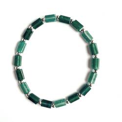 Herren-Jade-Armbänder, 17,8 cm, guatemaltekische Jade-Armbänder für Männer, bestes Geschenk für Ihren Freund, M, Edelstahl, Jade von KoDeer