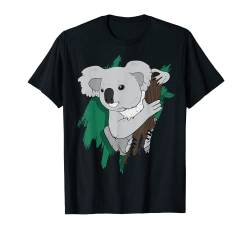 Koala Geschenk Beuteltier Schlafen Pyjama Kuscheltier Spruch T-Shirt von Koala Tshirt Für Kinder Damen Koalabär Süß Mädchen