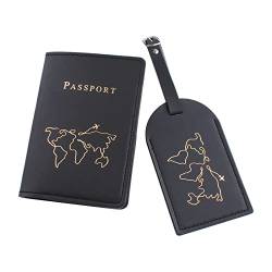 Kobeleen Heißprägung der Weltkarte, Reisepass-Kartenhülle mit Gepäckhalter von Kobeleen