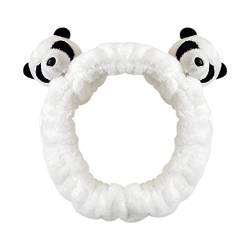 Niedlicher Panda-Kopfschmuck, elastisches Stirnband für Kopf, Schleife, Haargummi, Brosche, Armband, Haar, Kleidung, Accessoires von Kobeleen