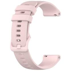 Kobmand Schnellwechsel-Armband,18mm 20mm 22mm Silikon Uhrenarmbänder für Garmin Ersatzarmband Uhr Damen & Herren (20 mm, Rosa) von Kobmand