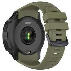 Kobmand Silikon Armband kompatibel mit Garmin instinct 2X, Austausch Uhrenarmband Schnellwechsel Wristband für Garmin instinct 2X (green) von Kobmand