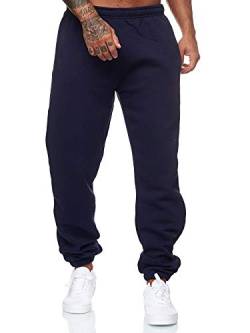 Koburas Herren Jogginghose Streetwear Design Hip Hop Sporthose für Männer Trainingshose Laufhose Gym Freizeithose Baggy Sweatpants Chill Modell KO-13115 Navy S von Koburas