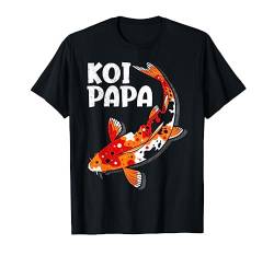 Koi Papa Koi Teich Koi T-Shirt von Koi Geschenke und Koi Gartenteich Shirts