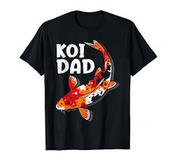 Koi Papa Koi Teich Koi T-Shirt von Koi Geschenke und Koi Gartenteich Shirts