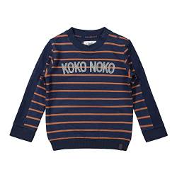 Koko Noko Boys Sweater, Navy + Camel, 56 von Koko Noko