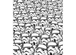 KOMAR Vliestapete "Star Wars Stormtrooper Swarm" Tapeten Gr. B/L: 250 m x 280 m, Rollen: 1 St., schwarz (schwarz, weiß) Vliestapeten von Komar