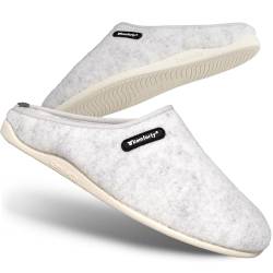 Komforty Hausschuhe Damen Herren - Rutschfeste Hausschuhe für drinnen & draußen - Warme Pantoffeln von Komforty