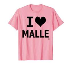 I LOVE MALLE SHIRT | Mallorca TShirt Rosa Malle T-Shirt von Kommando Spass
