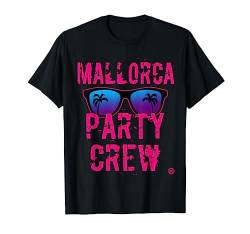 MALLORCA PARTY CREW T Shirt Damen PINK Malle Shirt Frauen T-Shirt von Kommando Spass