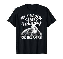Drachenfrühstück Komodowaran-besitzer Wildtiertiere T-Shirt von Komodo Dragons Owner Wildlife Animals Lover