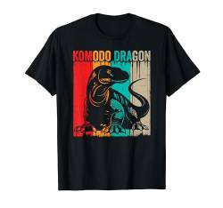 Retro-komodowaran-besitzer, Wildtiere, Komodowarane T-Shirt von Komodo Dragons Owner Wildlife Animals Lover