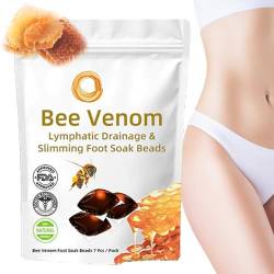 Diapason Bee Venom Lymphatic Drainage & Slimming Foot Soak Beads - Aprolo Detoxingherbs Cleansing Foot Soak Beads (1Bag/10pcs) von Konenbra