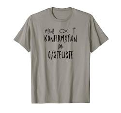 Konfirmation 2022 Mädchen Jungen Jungs Gästeliste Gästebuch T-Shirt von Konfirmationsgeschenk Mädchen Junge - Konfirmation