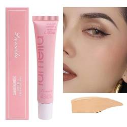 Concealer-Make-up | 15 ml langanhaltendes, langanhaltendes Concealer-Make-up - Beauty Make Up Foundation Creme für fettige Haut, trockene Haut für Frauen und Männer Kongou von Kongou