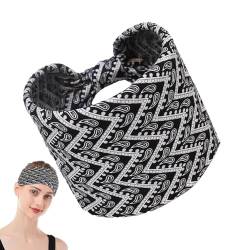 Kongou Bandeau-Stirnbänder für Damen - Yoga-Bandana für Frauen - Modische elastische Stretch-Haarbänder, Workout-Kopftuch für Valentinstag, Geburtstag von Kongou