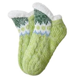 Winter-Slipper-Socken - Weiche und warme Lammwollsocken mit Anti-Rutsch-Gripper,Damenbekleidung für Spielzimmer, Esszimmer, Wohnzimmer, Schlafzimmer, Arbeitszimmer Kongou von Kongou