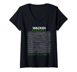 Damen Deutschland Wacken T-Shirt mit V-Ausschnitt von Koordinaten Deutschlands