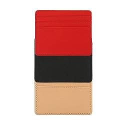 Kopida 3 Stück PU Leder Slim Minimalist Front Pocket Wallet RFID Blocking Credit Card Holder Card Cases for Men Women von Kopida