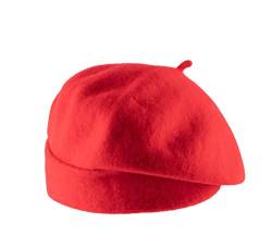 Kopka Accesssories - Beanie Damen Woollen Roll Upp Beret - Rouge von Kopka Accesssories