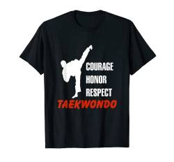 Taekwondo Tae Kwon Do Fighter T-Shirt von Koreanische Kampfkunst Kampfsport Training TKD