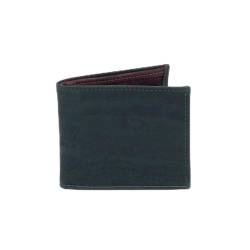 Brieftasche aus Kork (dunkelgrün, vegan) | Nachhaltige Geldbörse aus Korkstoff | Kompakter Geldbeutel mit Kartenfach, Münzgeldfach, Geldscheinfach von Kork-Deko