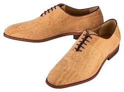 eleganter Herren Schuh aus Kork | naturfarben | helles Braun | vegan | nachhaltig | Gr. 40-46 von Kork-Deko