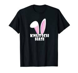 Knutschhasi Kosename Damen und Herren - Geschenkidee Partner T-Shirt von Kosename Geschenke Valentinstag Ostern Jahrestag