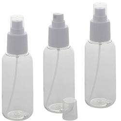 Leere Kosmetik Sprühflasche Kosmetex Zerstäuber für Flüssigkeiten, Reise Plastik-Flasche, 3x 100ml von Kosmetex