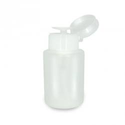 Pump Dispenser farblos, leere Pumpflasche Kosmetex, zum dosierten Auftragen von Nagellackentferner, 150ml, Farblos von Kosmetex