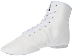 Kostov Sportswear Gardetanzstiefel Nova Dance (Geteilte Ledersohle, geeignet für Anfänger, Showtanztauglich) Weiß, Gr.34 von Kostov Sportswear