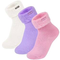 Kotashion Kuschelsocken Damen Flauschige Socken Weihnachtssocken Wintersocken Haussocken Warme Bettsocken Korallenfleece Plüschsocken Geschenke Geschenke für frauen 39-42 von Kotashion