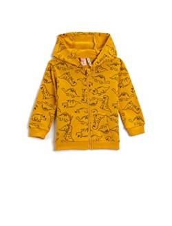 Koton Baby Boy Printed Hooded Sweatshirt with Zip Closure Cotton von Koton