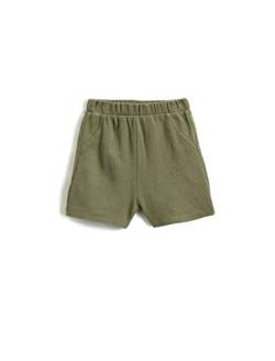 Koton Baby - Jungen Basic Waffle Textured Pockets Elastic Waistband Shorts, Khaki (894), 9-12 Monate EU von Koton