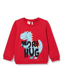 Koton Baby - Jungen Dinosaur Printed Long Sleeve Crew Neck Sweatshirt, Red (420), 12-18 Monate EU von Koton