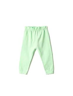 Koton Baby - Mädchen Basic Jogger Shirred Elastic Waistband Brushed Interior Sweatpants, Green (752), 18-24 Monate EU von Koton